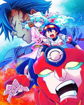 Gurren Lagann Anime diamond painting