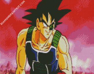 Bardok Dragon Ball diamond painting