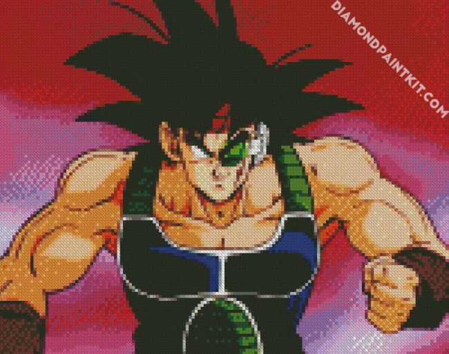 Bardok Dragon Ball Animation diamond painting