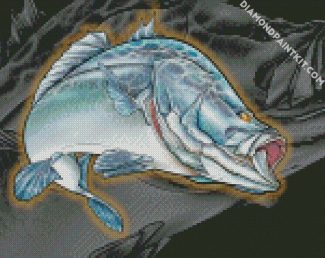 Barramundi Fish Art diamond painting