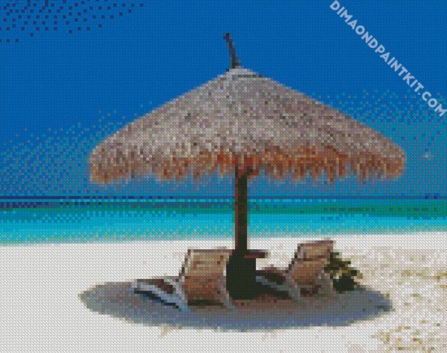 Beach Caribbean In Bahamas diamond painting