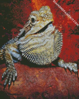 Bearded Dragon Lizard Reptiles diamond painting