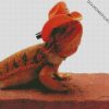 Bearded Dragon Wearing A Cowboy Hat diamond painting