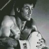 Black And White Rocky Balboa diamond painting