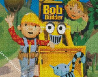 Bob The Builder diamond painting