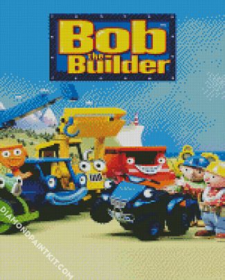 Bob The Builder Cartoon diamond painting