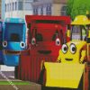 Bob The Builder Vehicles Characters diamond painting