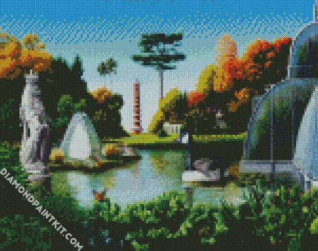 Botanical Garden Art diamond painting