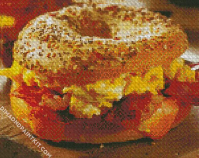 Breakfast Bagels diamond painting