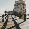 Broad Walk Belem Tower In Portugal diamond painting