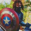 Bucky Barnes Marvel diamond painting