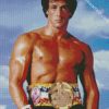 Champion Rocky Balboa diamond painting