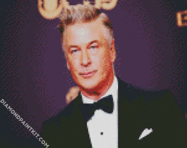 Classy Alec Baldwin diamond painting