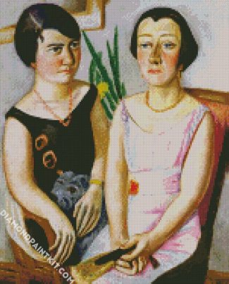 Double Portrait By Max Beckmann diamond painting