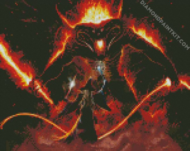 Gandalf And Balrog diamond painting