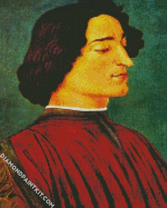 Portrait Of Giuliano De Medici By Botticelli diamond painting