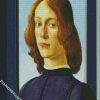 Portrait Of A Young Man Holding A Roundel By Botticelli diamond painting