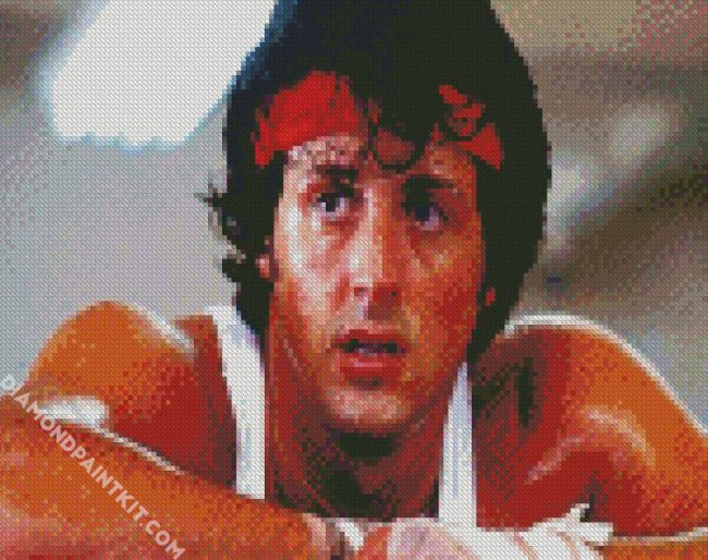 Rocky Balboa diamond painting