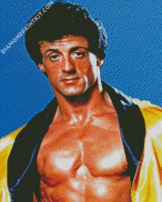 Rocky Balboa By Sylvester Stallone diamond painting