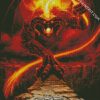 Scary Balrog diamond painting