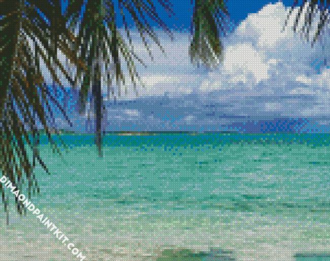 Sea View In The Bahamas diamond painting