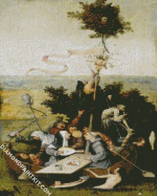 Ship Of Fools By Bosch diamond painting