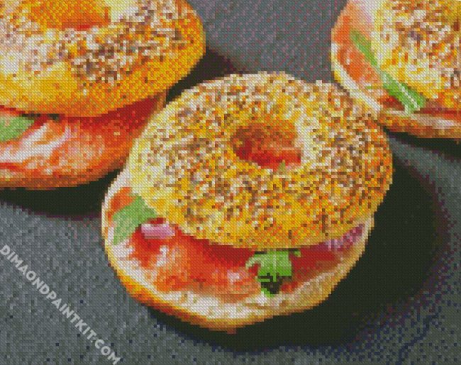 Tasty Bagels diamond painting