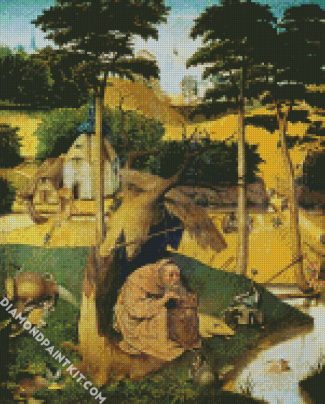 The Temptation Of Saint Anthony By Bosch diamond painting