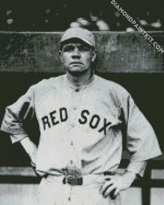 Young Babe Ruth diamond painting