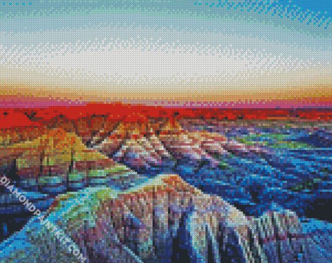 Badlands National Park diamond painting