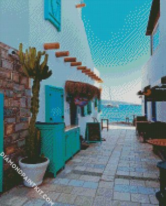 Bodrum Streets diamond painting