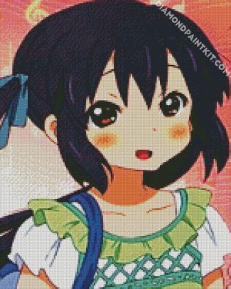 Cute Azusa Nakano diamond painting