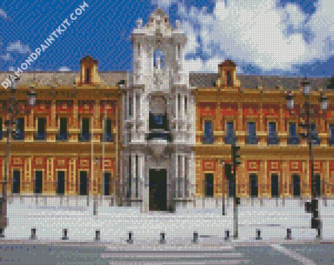 Palace Of San Telmo Barock Buildings diamond painting