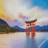 Hakone Shrine Japan diamond painting