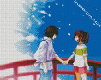 Haku And Chihiro Spirited Away diamond painting