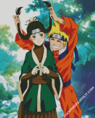 Haku And Naruto Uzumaki diamond painting