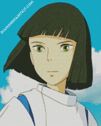 Haku Spirited Away diamond painting