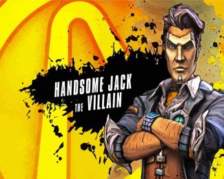 Handsome Jack Borderlands Game diamond painting