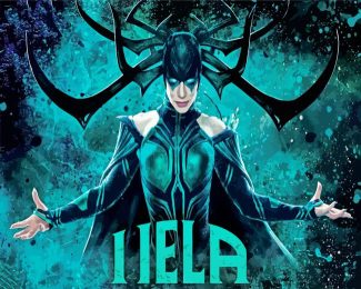 Hela Marvel diamond painting