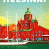 Helsinki Finland Poster diamond painting