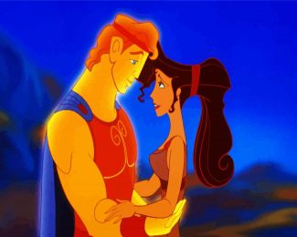 Hercules And Megara diamond painting