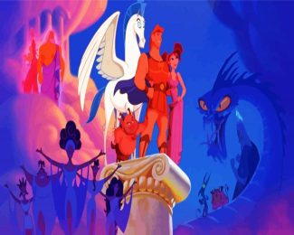 Hercules Disney Film diamond painting