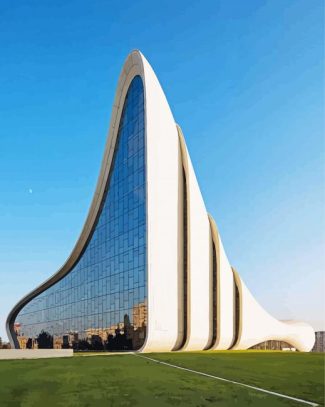 Heydar Aliyev Centre Baku diamond painting