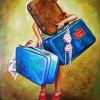 Holding Bags diamond painting