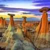 Hoodoos Badlands Park diamond painting