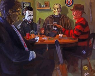 Horror Movies Gambling diamond painting