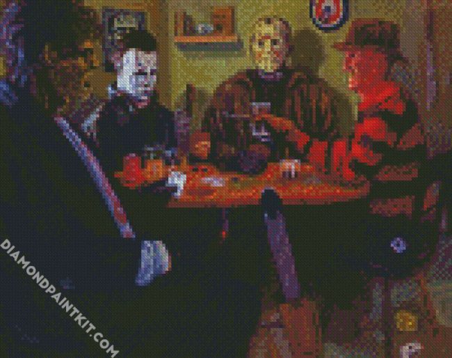 Horror Movies Gambling diamond painting