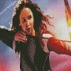 Hunger Games Katniss Everdeen diamond painting