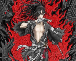 Hyakkimaru Dororo Anime diamond painting