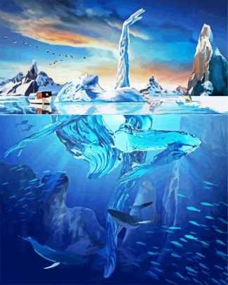 Iceberg Woman diamond painting